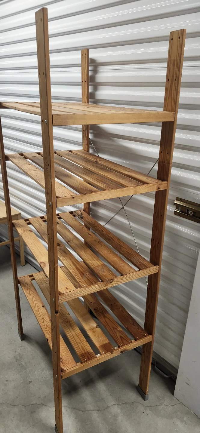 Wooden Shelf Unit 30*19.5*67"WDH - photo 3
