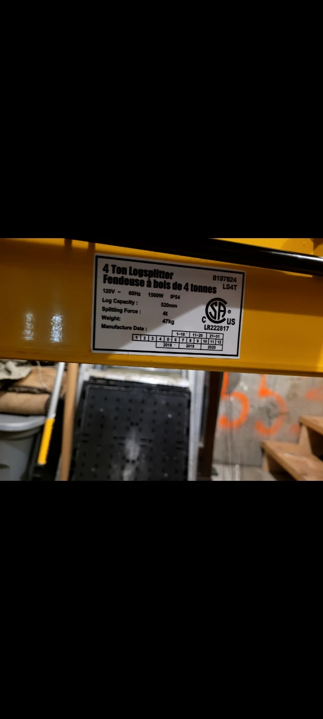 4 Ton Electric Log Splitter - photo 4