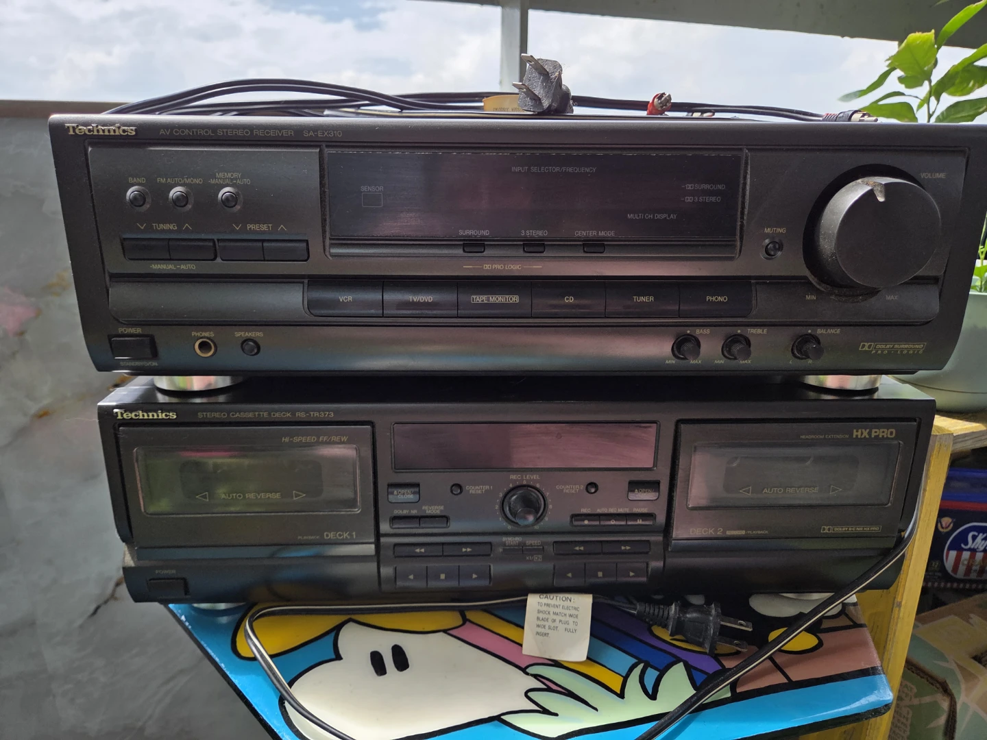 Technics AV Control Stereo Receiver & Cassette Deck