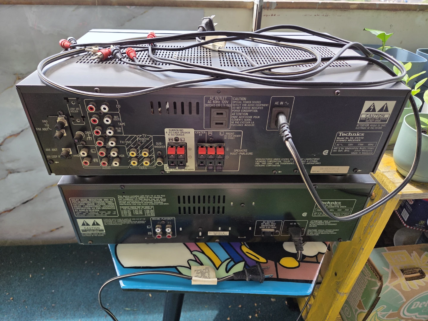 Technics AV Control Stereo Receiver & Cassette Deck - photo 5