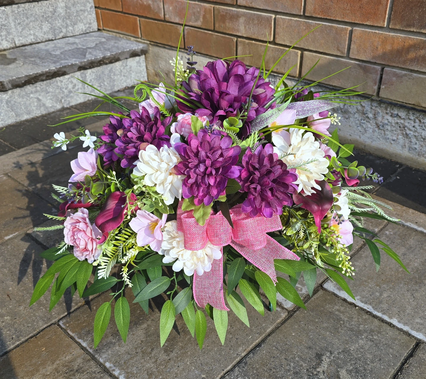 Artificial Floral saddle