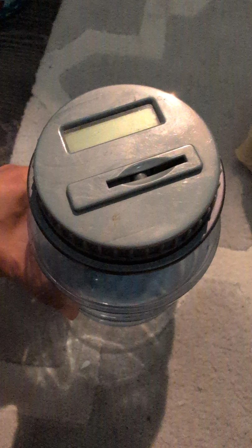 Blue "Rainy Day Fund" Coin Bank