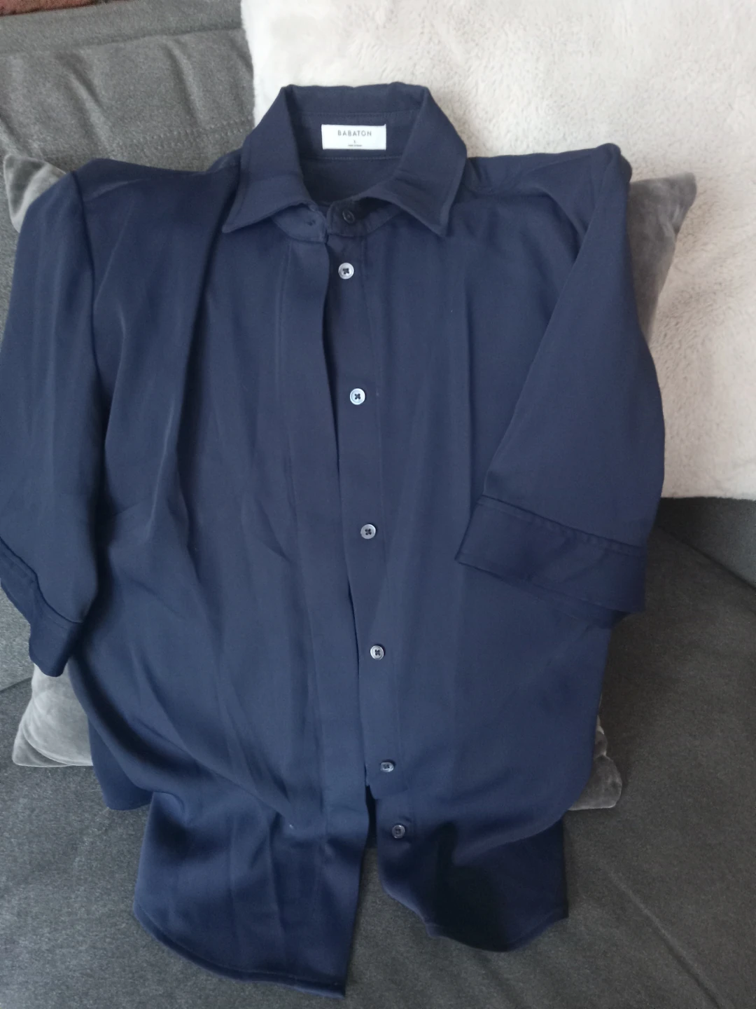 BABATON Navy Button-Up Shirt - Size M