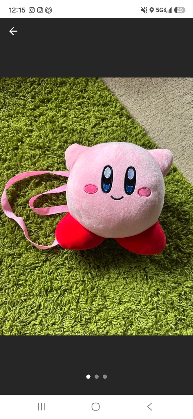 Kirby Plush Backpack