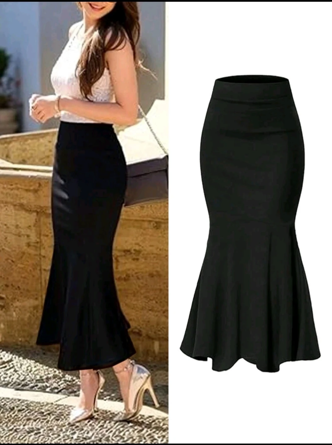 Black Mermaid Skirt