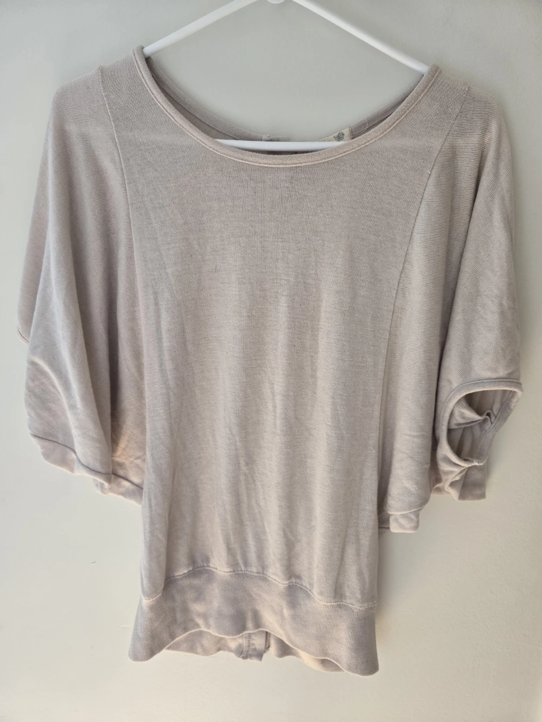 Women's Light Pink Button-Up Top - Small
