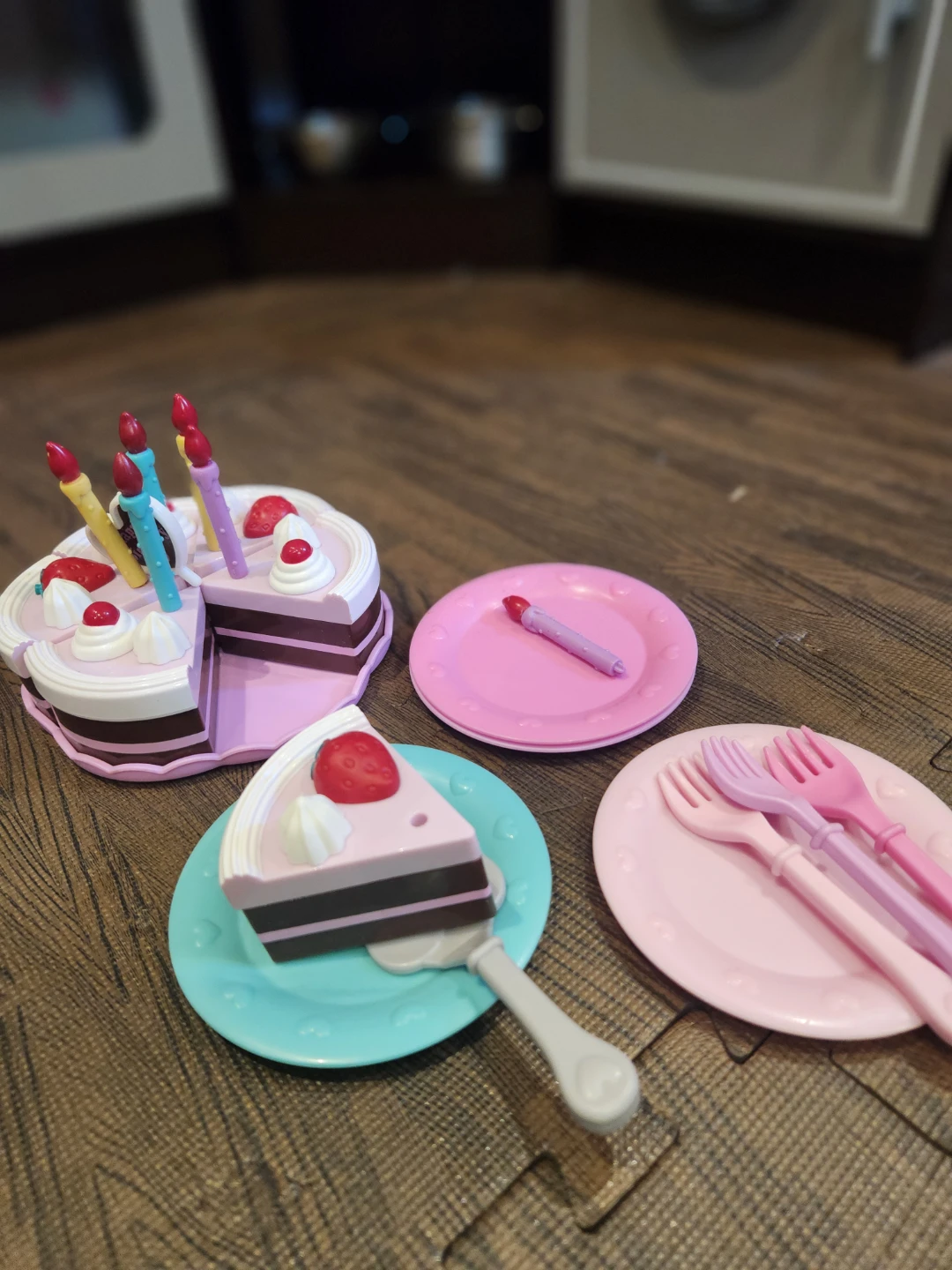 Plastic Toy Birthday Cake Set - photo 2