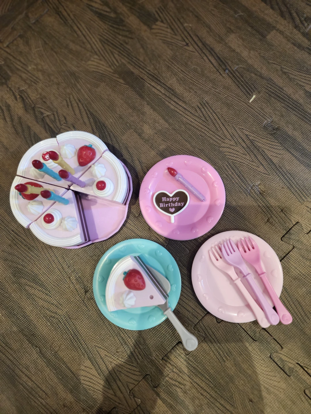 Plastic Toy Birthday Cake Set - photo 5