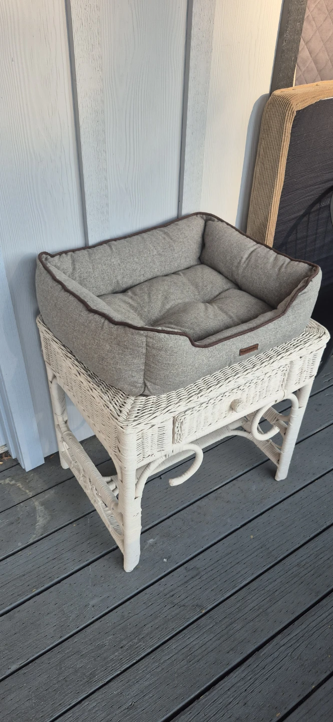 Dream Home Grey Padded Pet Bed