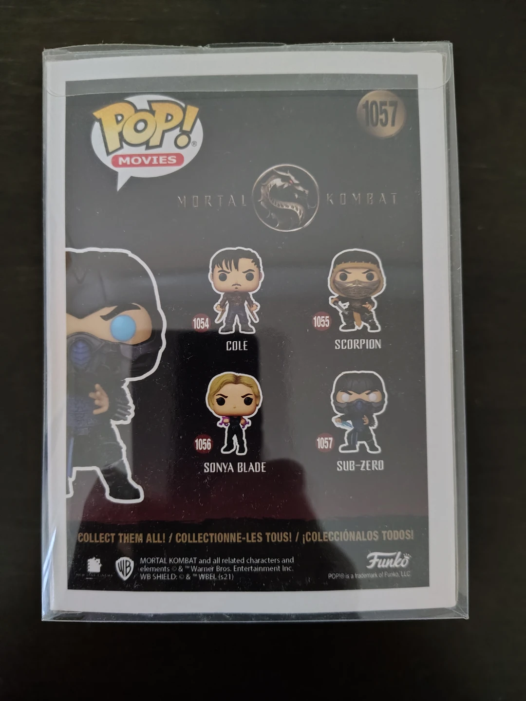 Funko Pop! Movies Mortal Kombat Sub-Zero #1057 GITD - photo 2