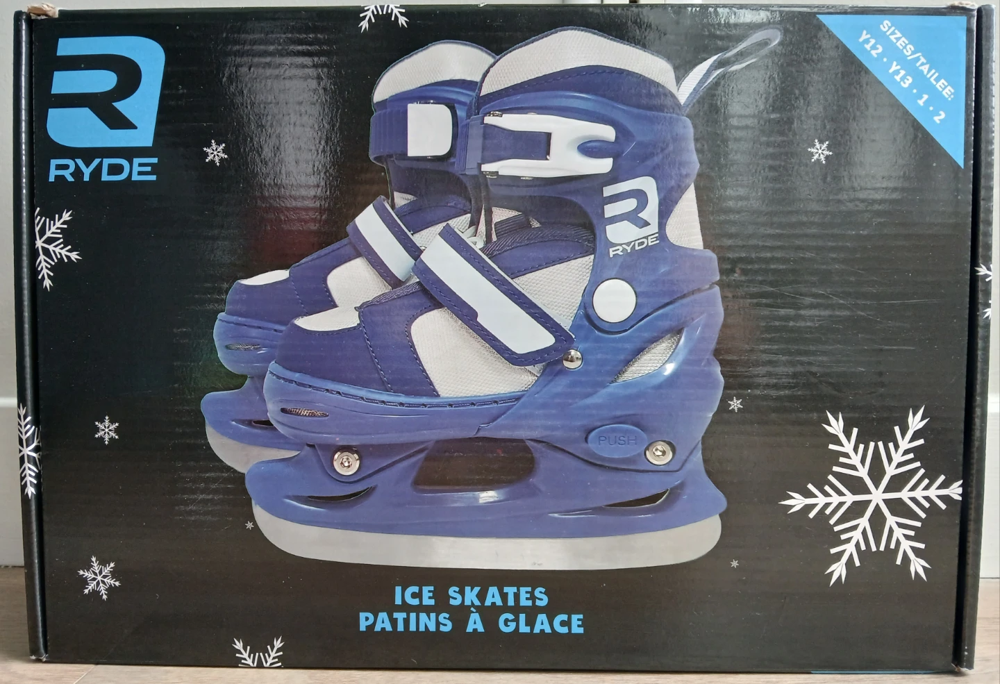 BRAND NEW Adjustable Kids Ice Skates (Sizes Y12-2) - photo 3