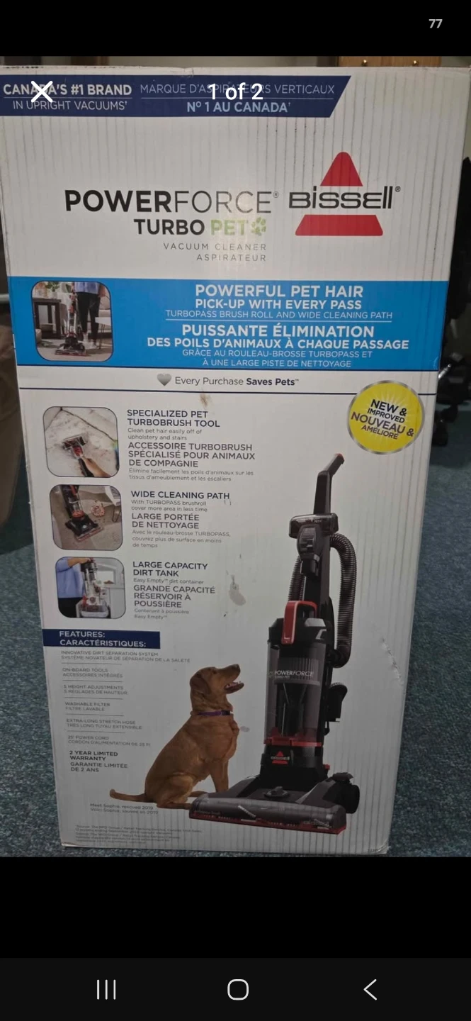 Bissell Powerforce Turbo Pet Vacuum Cleaner