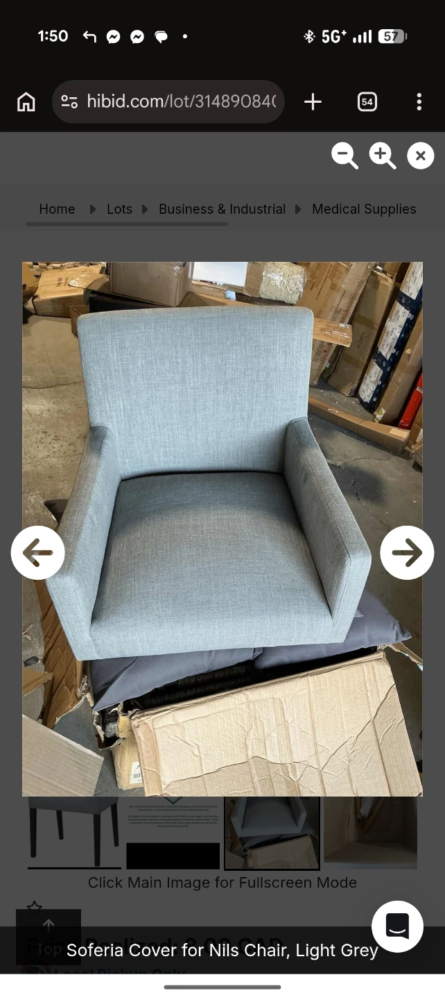 IKEA Nils Armchair Cover - photo 4
