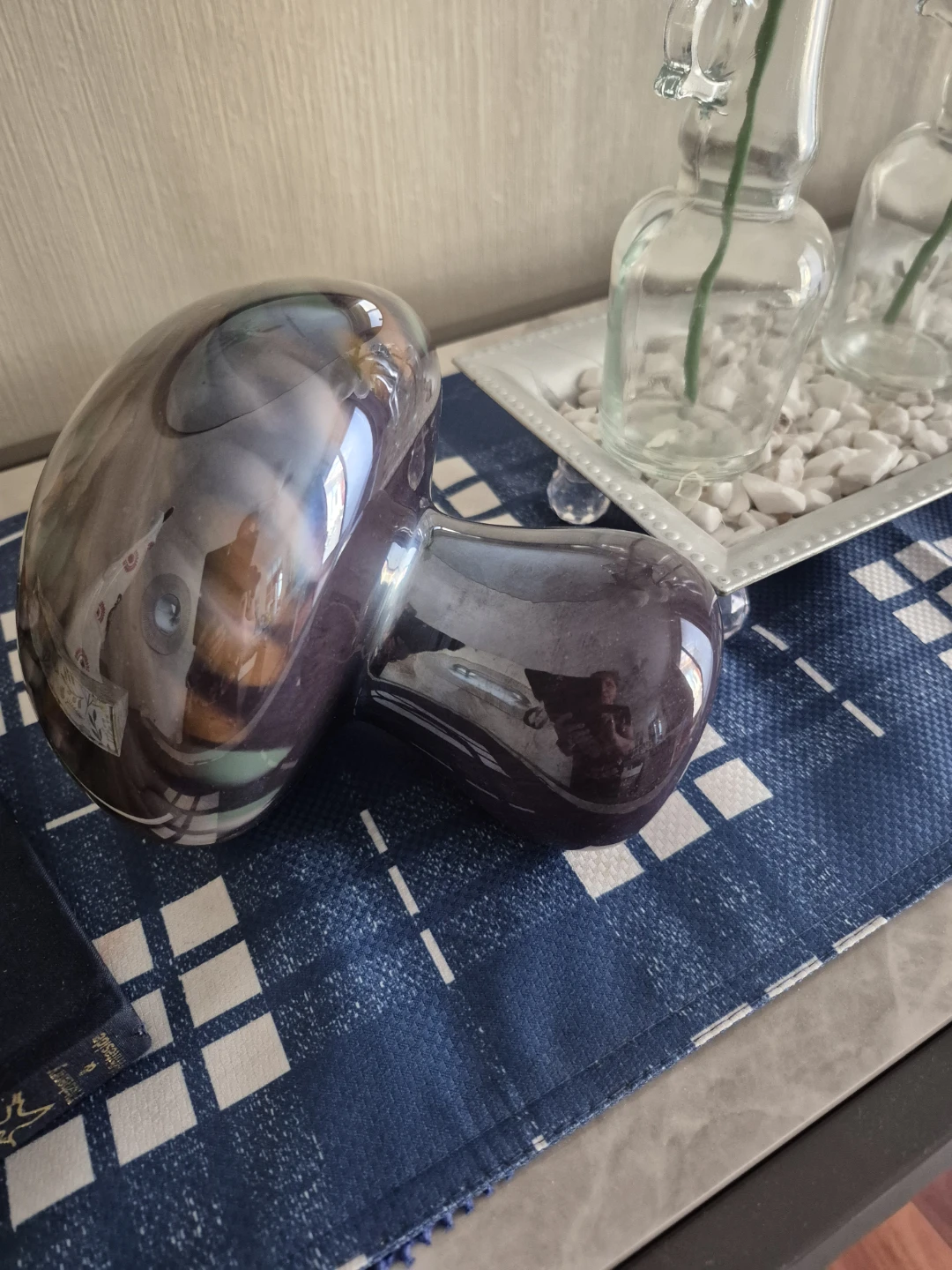 Decorative Glass Mushroom