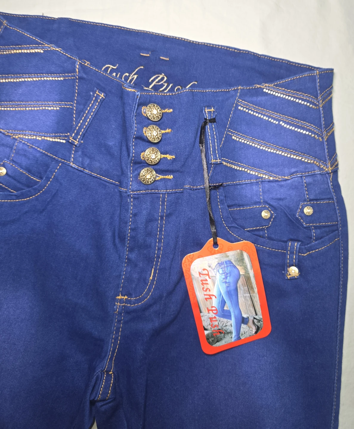 Tush Push High Waisted Jeans Size 17/18 - photo 4