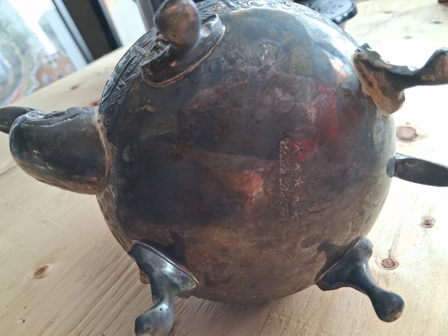 Vintage Metal Tea Pot - photo 3