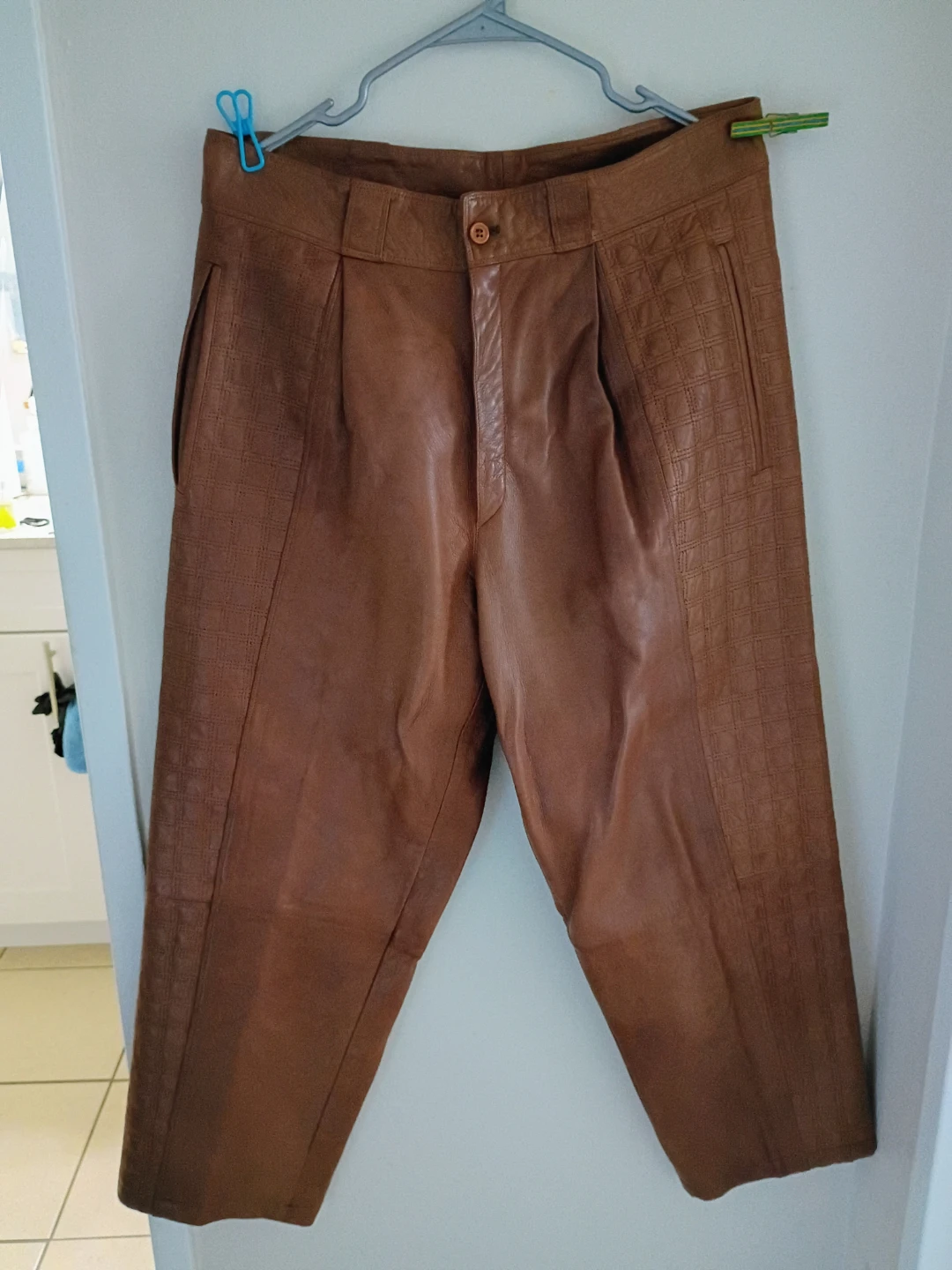 Vintage Versace women's leather pants - photo 4