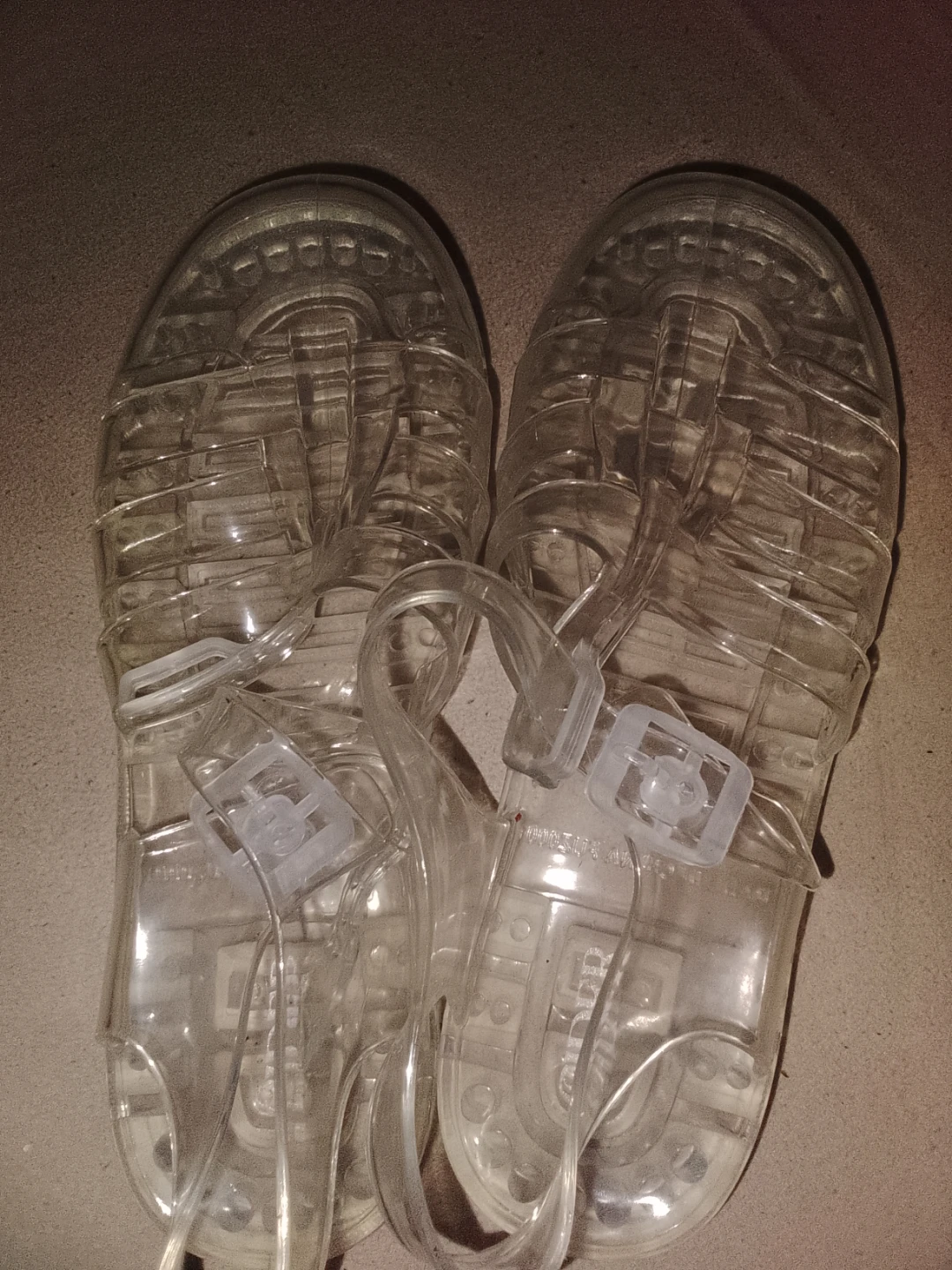 Clear Jelly Sandals