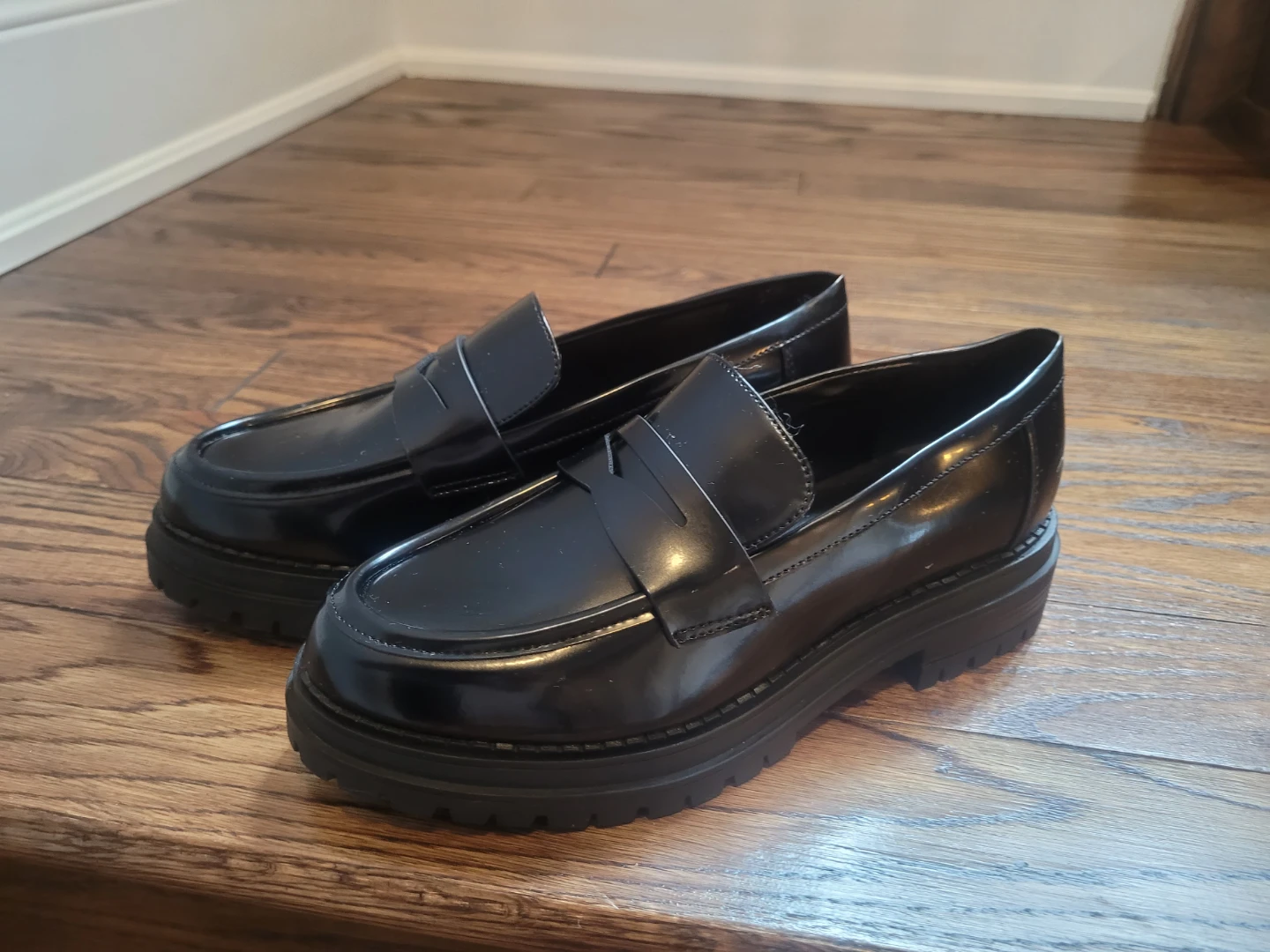 Calvin Klein Black Patent Loafers - photo 3