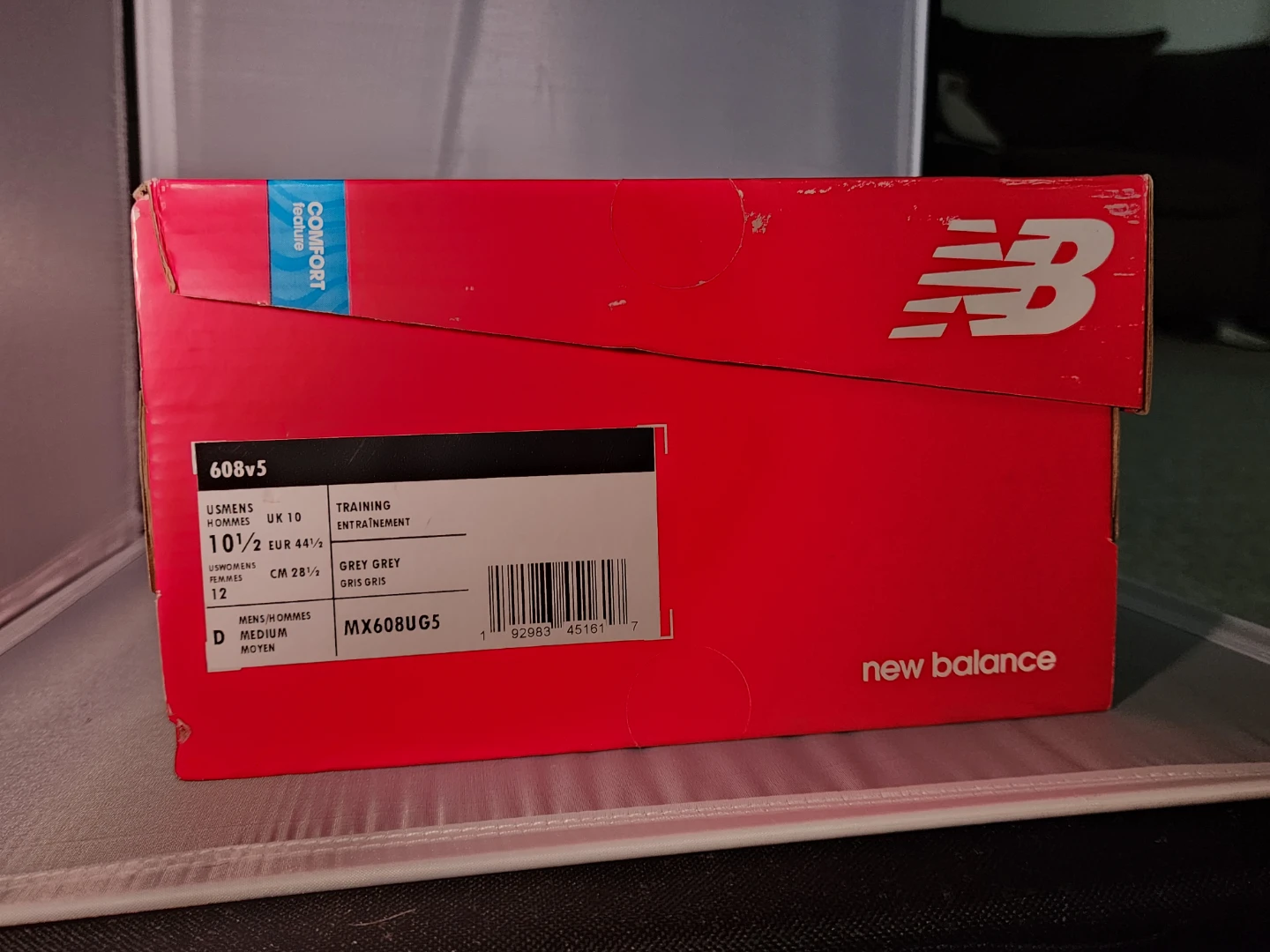 New! New Balance 10 1/2 Men's Grey Training Shoes - photo 4