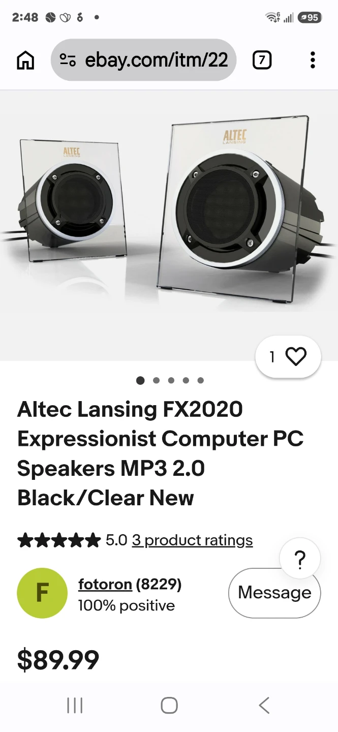 Pc/mp3 speakers