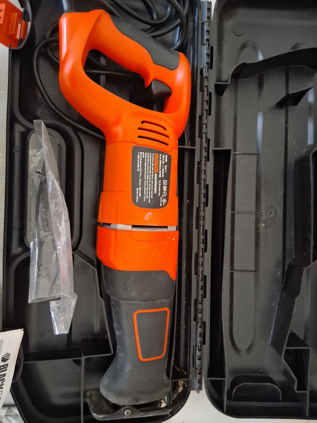 Black & Decker RS500 Reciprocating Saw