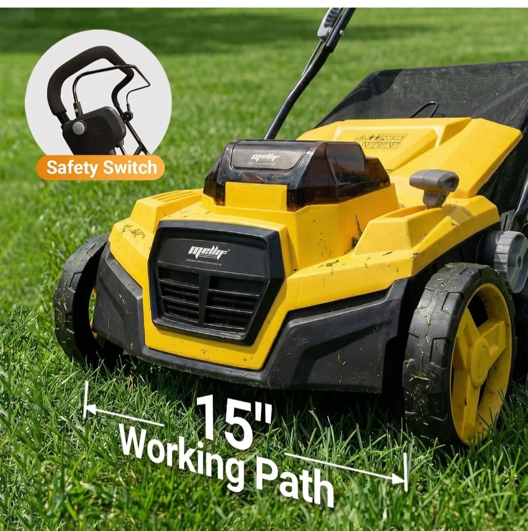 Mellif Yellow Electric Lawn Dethatcher/Scarifier