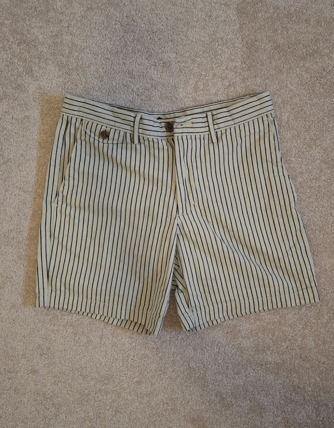 Pinstripe Shorts