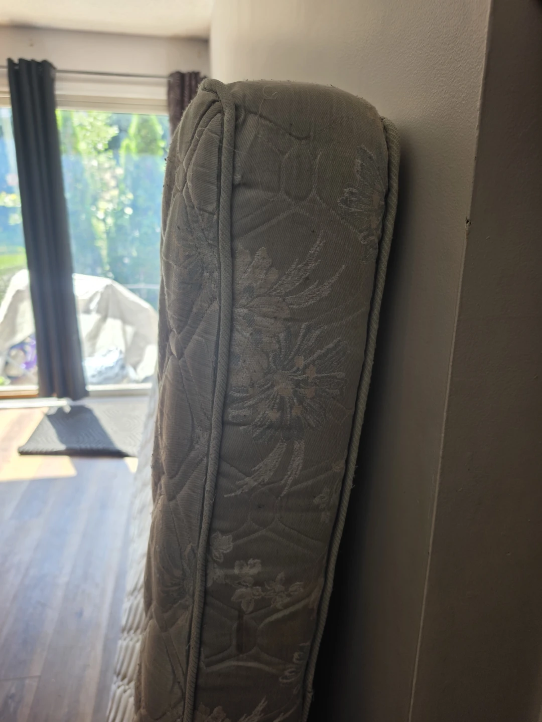 Used king size Mattress and Bed Frame - photo 3