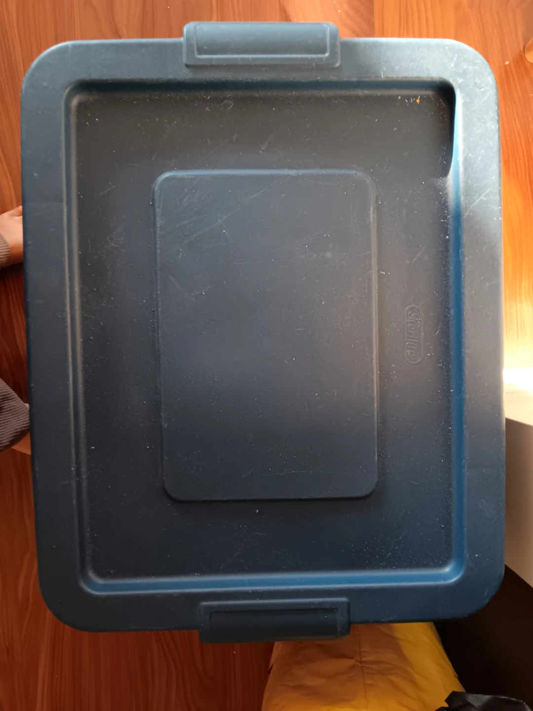 Sterilite Blue Storage Bin with Lid - photo 3