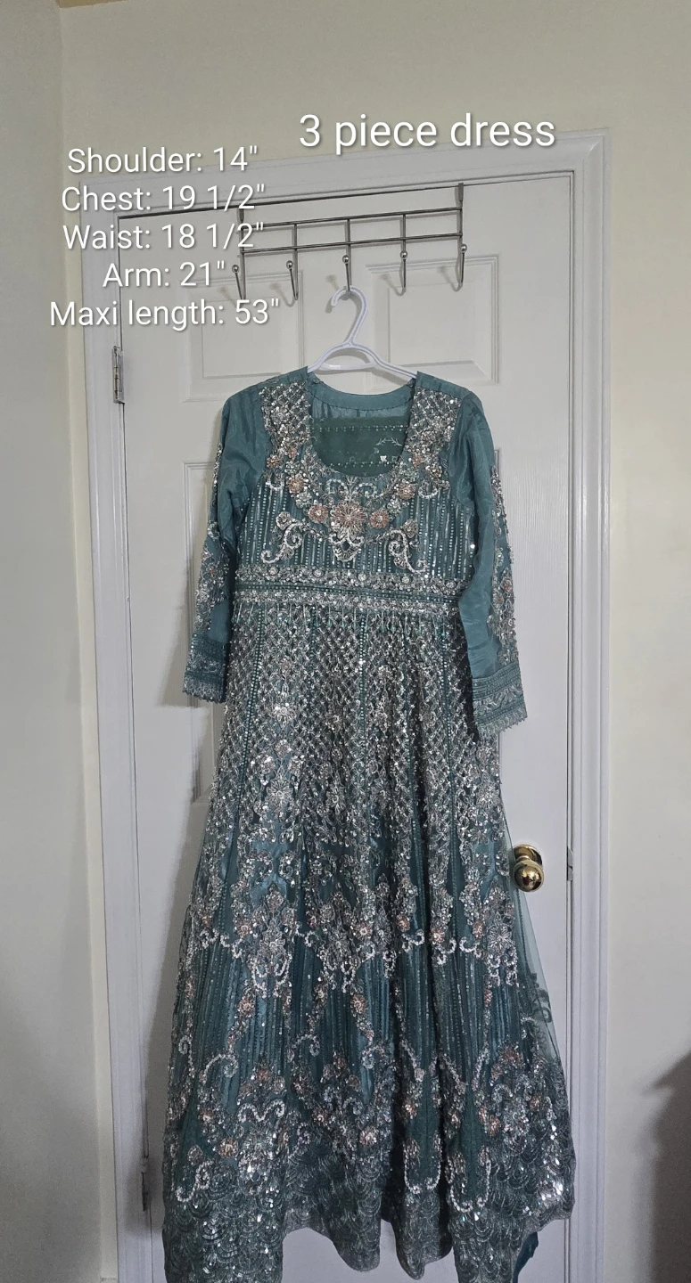 Maxi dress, gharara & lehenga