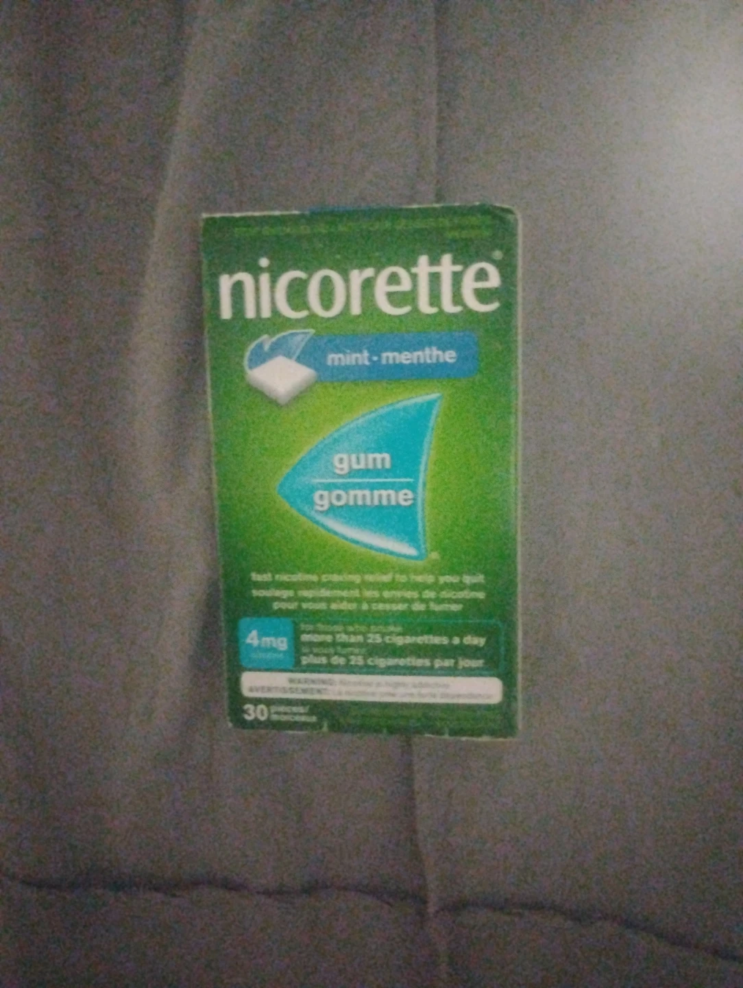 Nicorette Gum - Mint & Fruit Flavours
