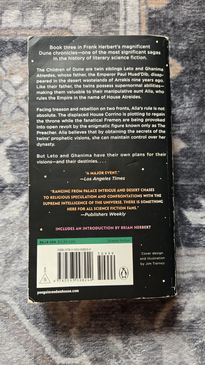 Children of Dune by Frank Herbert (Paperback) - photo 2