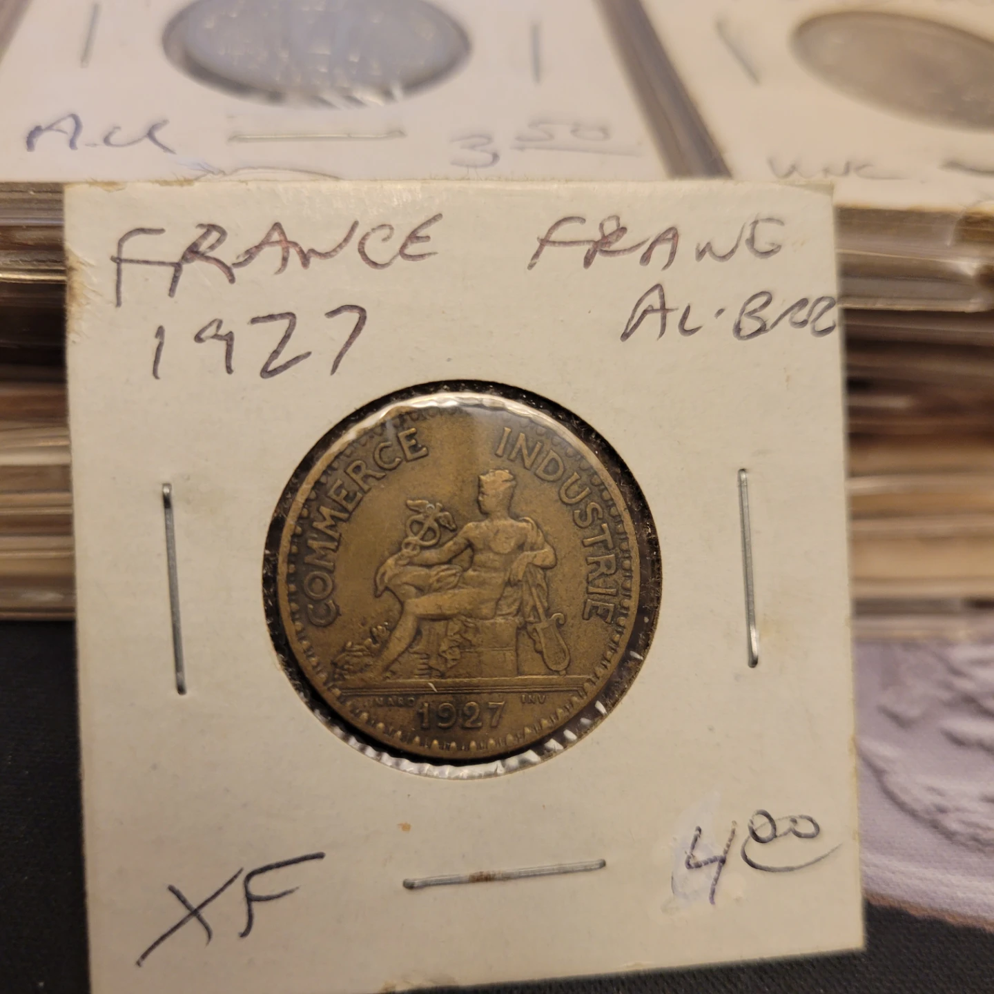 France 1927 1 Franc Coin
