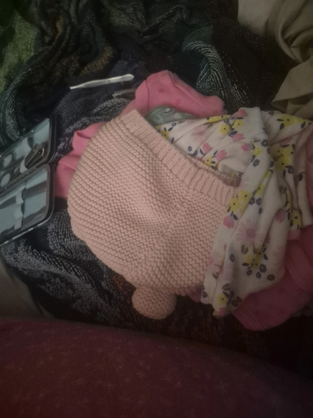 Baby Girl Pink Knit Sweater