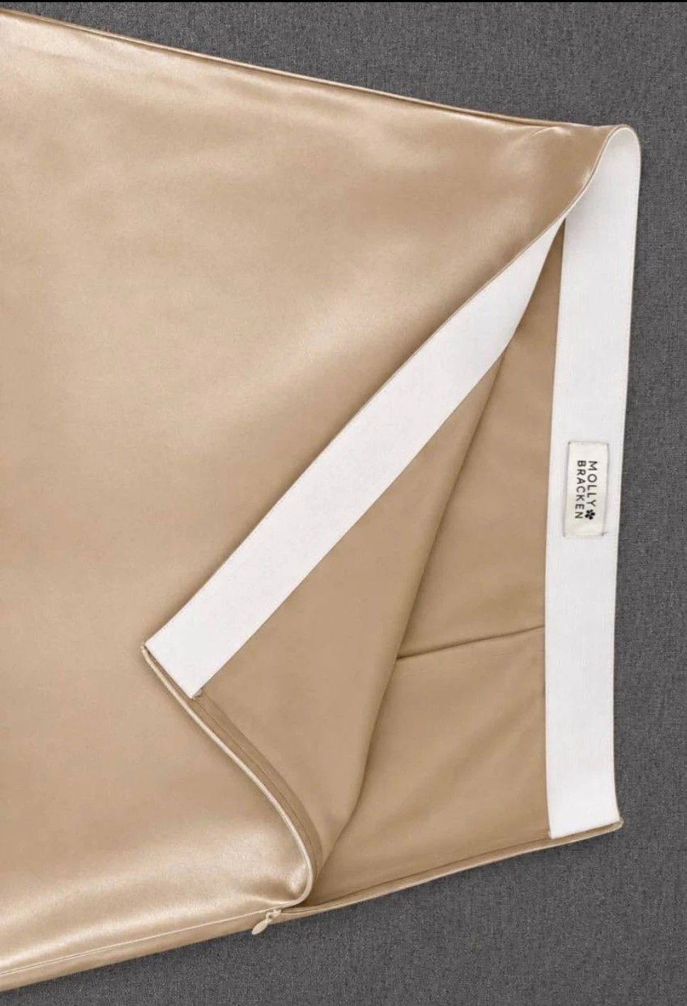 Molly Bracken Satin Midi Skirt - photo 2