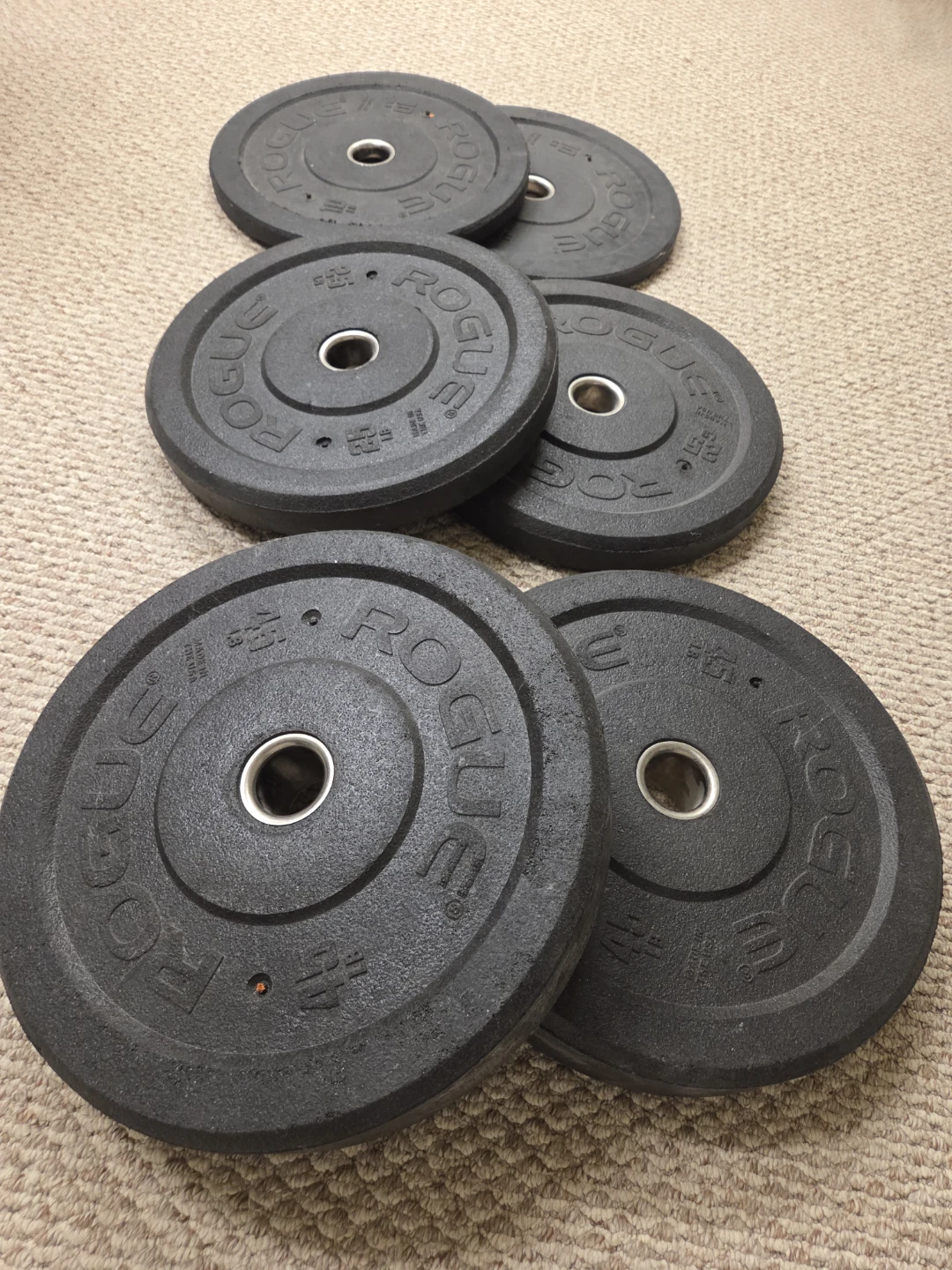 Rogue Fitness Crumb Bumper Plates Set - 160 Lbs - photo 3