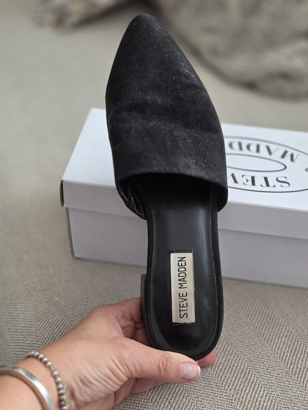 Steve Madden Calyce Mules - Black - Size 8.5 - photo 3