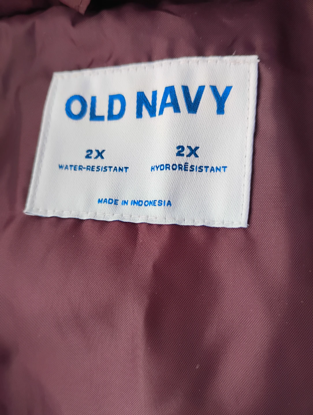 2X Old Navy Maroon Water-Resistant Vest 2X - photo 4