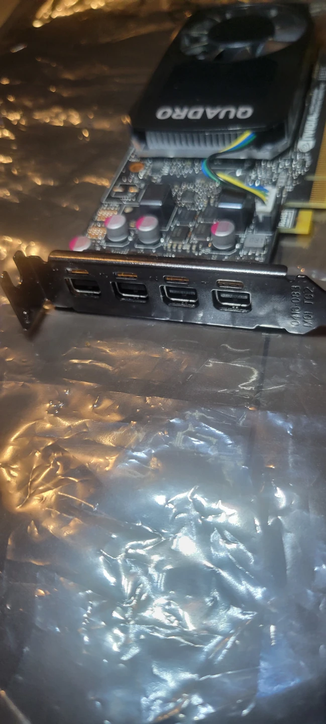 NVIDIA Quadro P1000 4GB Low-Profile Graphics Card + HDMI Adapter - photo 3