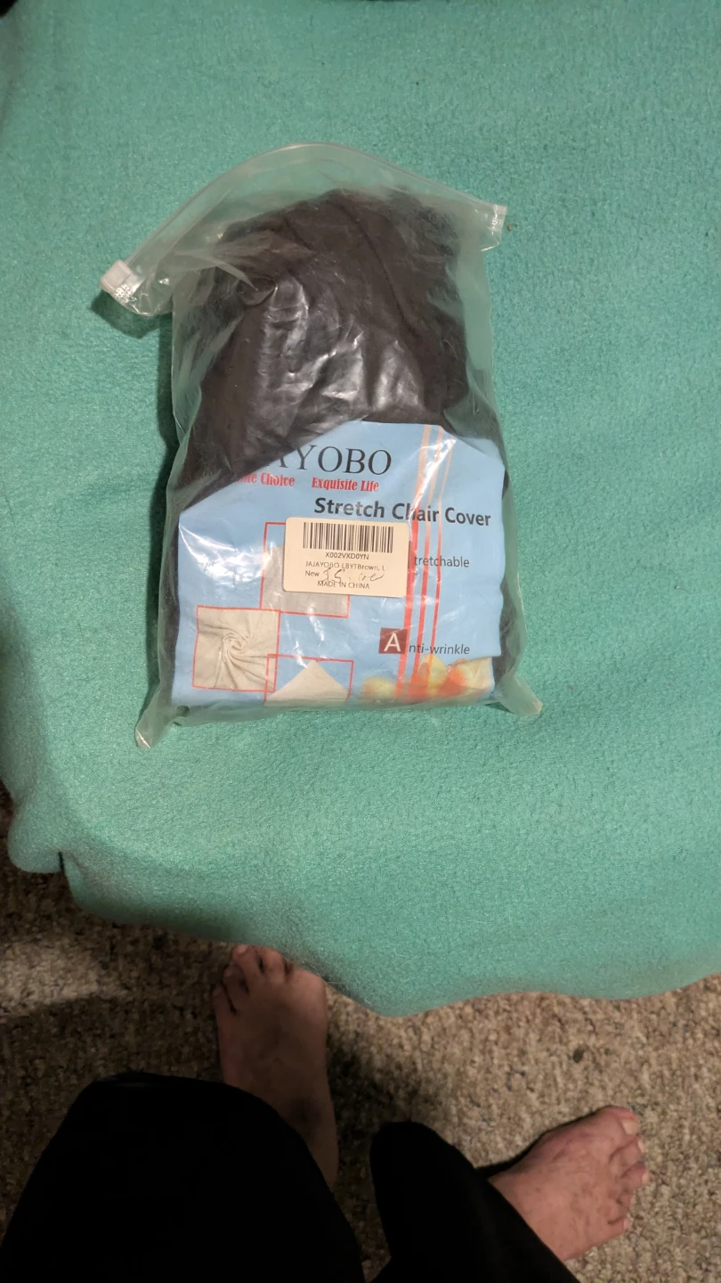 YOYOBO Stretch Chair Cover - Brown, Large