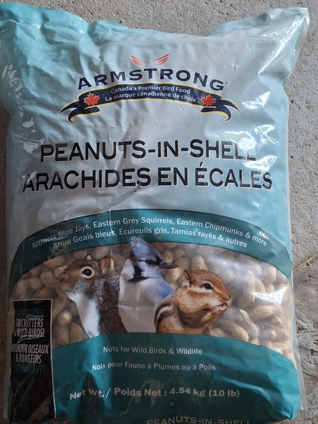 Armstrong Peanuts-in-Shell Wild Bird & Wildlife Food