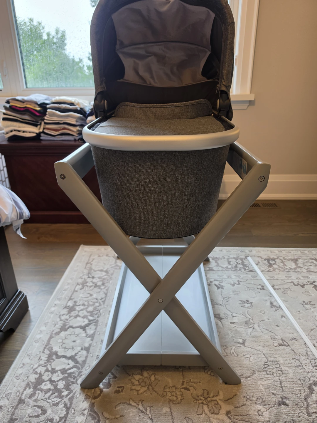 Uppababy Grey Bassinet with Stand - photo 2