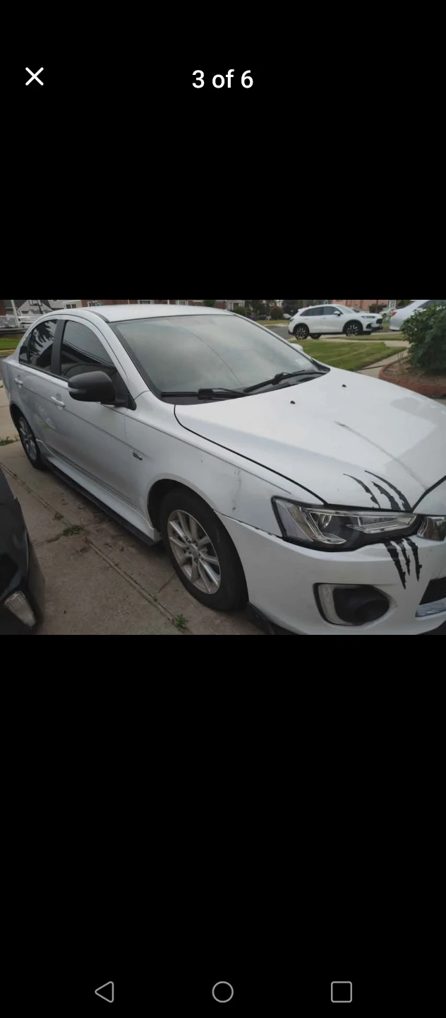 Pearlwhite Mitsubishi Lancer Es - photo 3