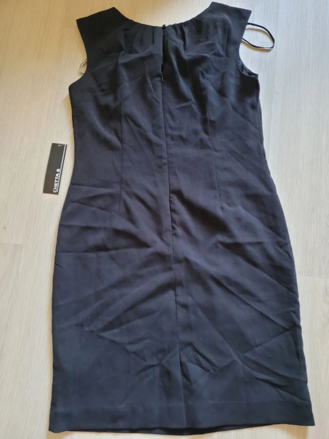 CHETTA B Black Sleeveless Dress Size 12
