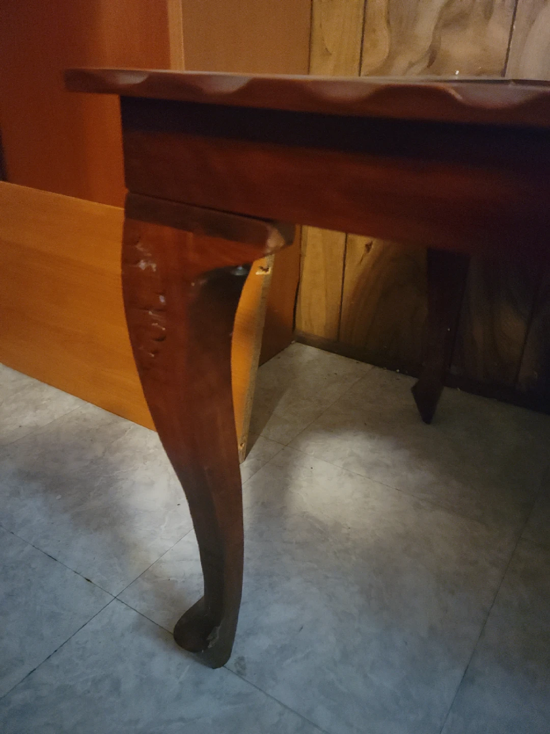 Vintage Carved Wood Coffee Table - photo 3