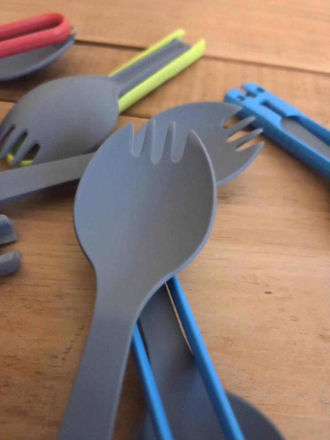 8 x New MSR Folding Spork Utensils - photo 3