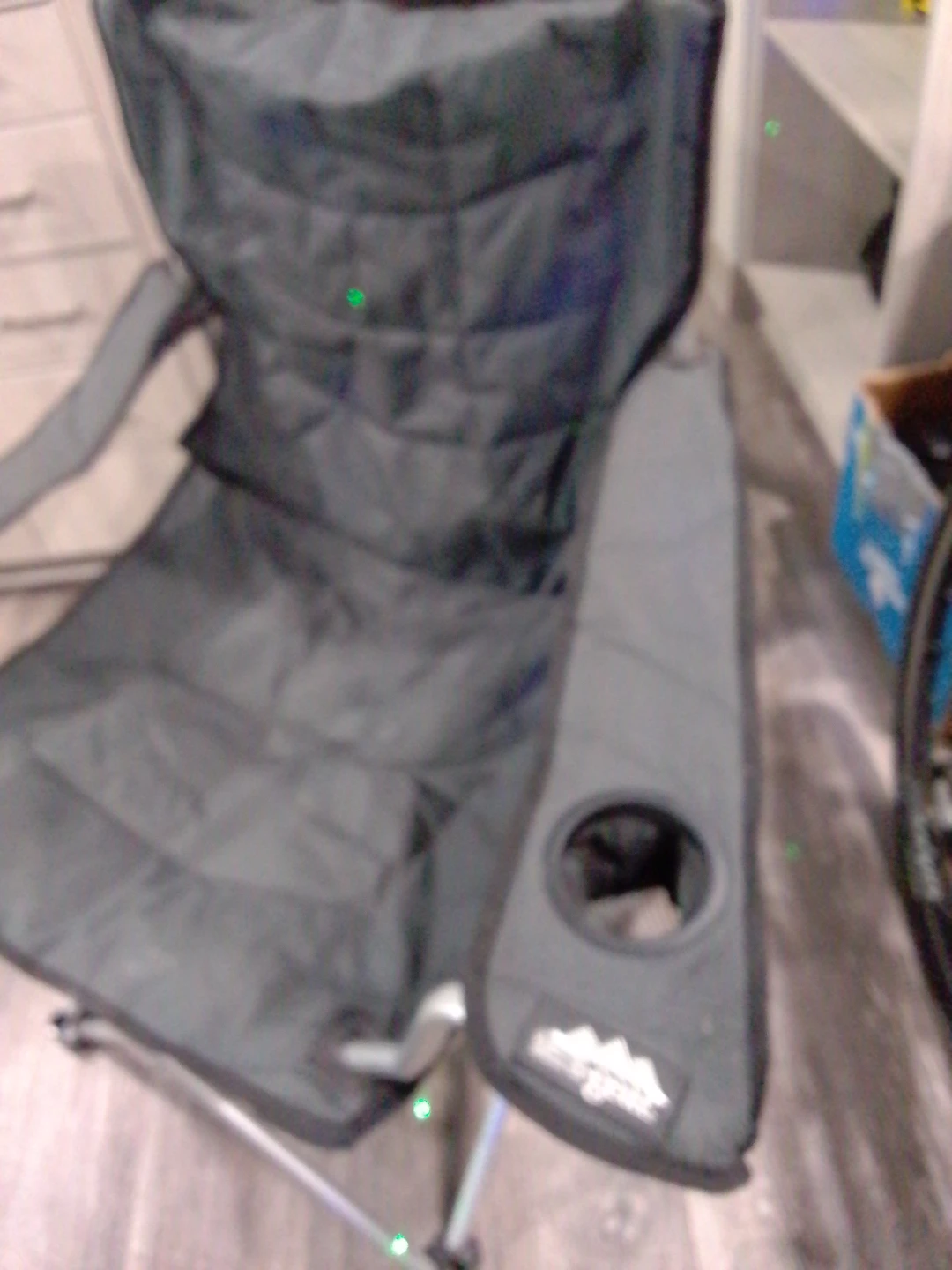 Woods black folding camping chair - photo 2