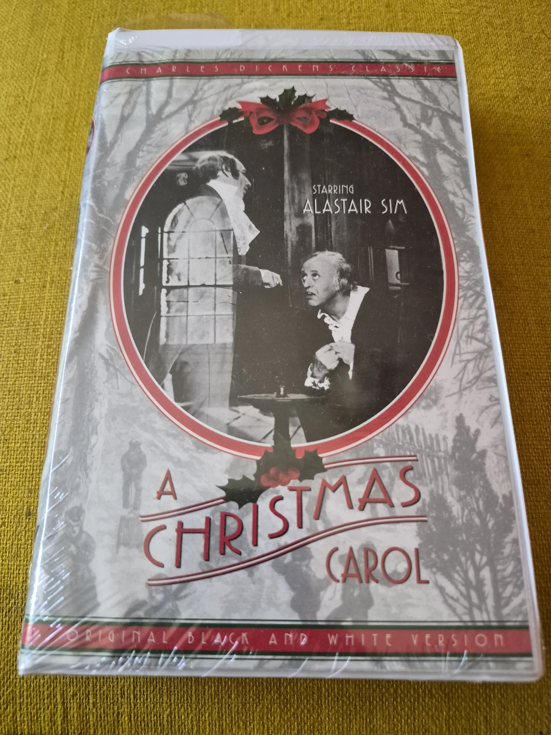 A Christmas Carol VHS, Alastair Sim - Black and White, sealed