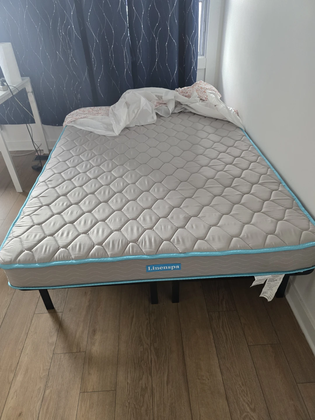 Linenspa Full Bed Frame with Mattress
